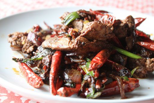 Spicy Stir-Fried Liver and Onions