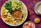 Overhead view of Gado Gado
