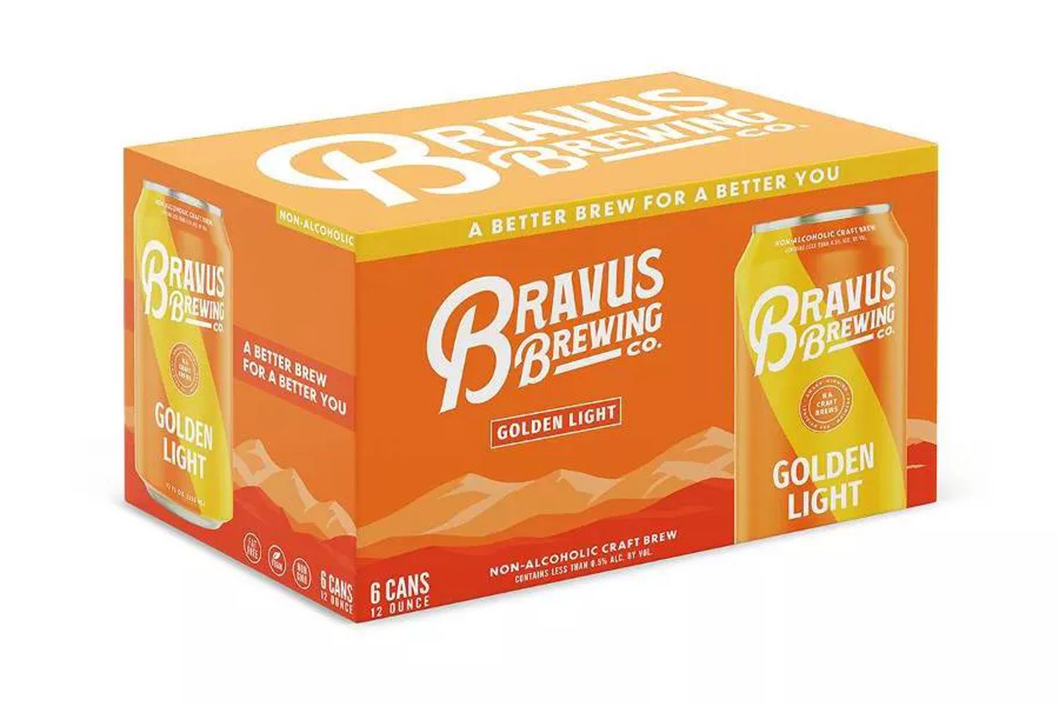 Target Bravus Brewing Co. Non-Alcoholic Golden Light