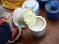 Butter in the norpro butter bell jar