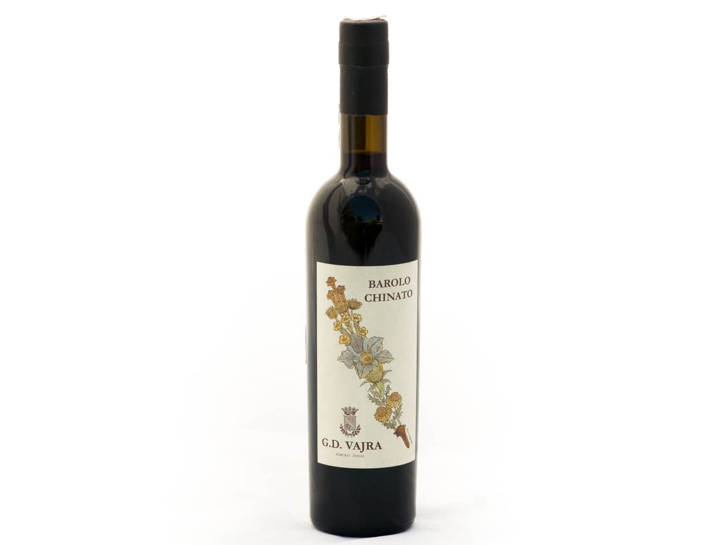 A bottle of G.D. Vajra Barolo Chinato