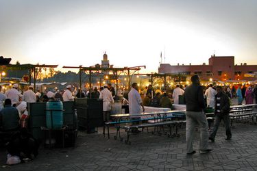 The Market at Dusk