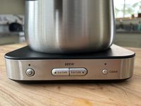 The display panel on the OXO Brew 8-Cup Coffee Maker