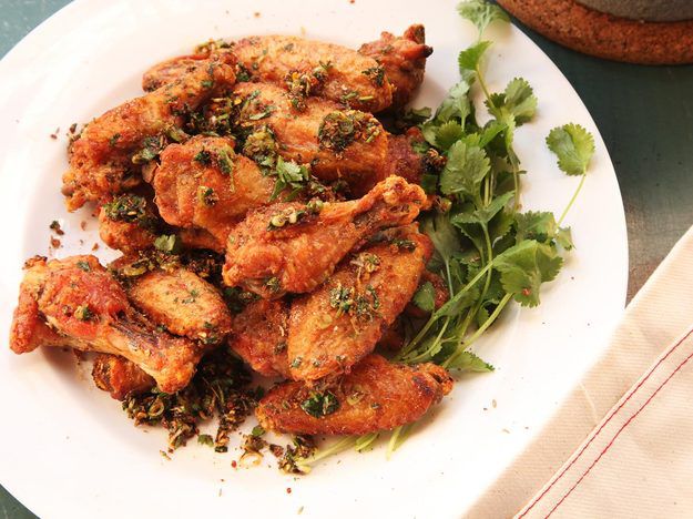 Hot and Numbing Xi'an Style Oven-Fried Chicken Wings