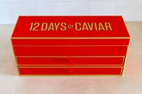 The exterior of the Caviar Co 12 Days of Caviar Advent calendar