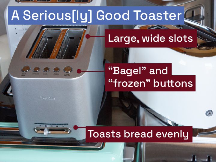A collection of toasters