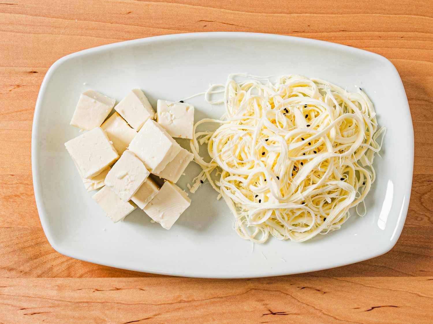 Overhead view of Armenian Cheese