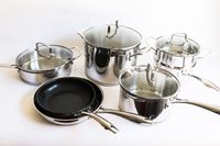 Cuisinart Professional Series Cookware 11 Piece Set on a white surface