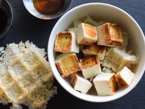 20141201-waffled-sticky-rice-and-tofu-overhead2-daniel-shumski.jpg