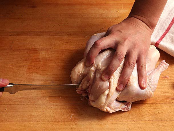 Cutting away the wishbone