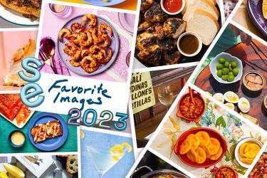 Collage of photo strips that say favorite images 