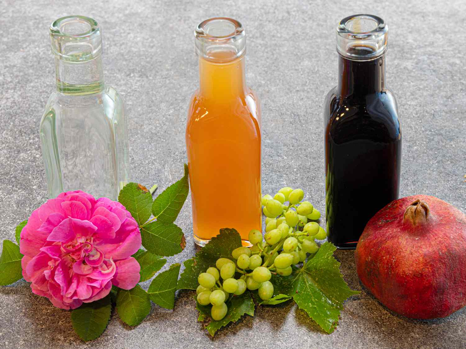 Liquid flavorings in a Persian pantry