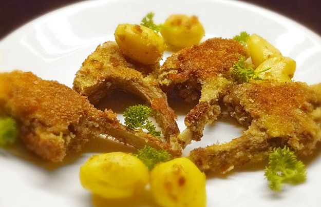 Crispy Indian-Style Simmered Goat Chops