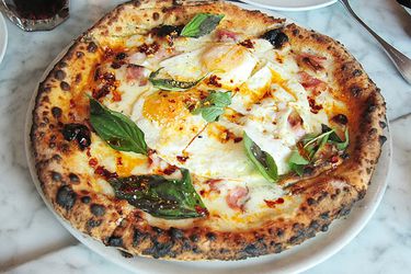 The Pizza Al'Uovo From Motorino, NYC