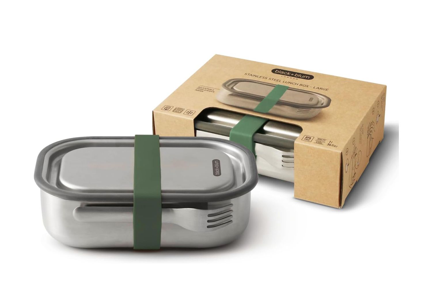 Black+Blum Stainless Steel Lunch Box