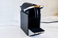 A Breville coffee machine on a countertop