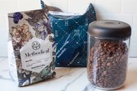 Mistobox Coffee Subscription on a marble countertop