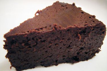 A slice of Easy Small Nemesis Chocolate Cake 