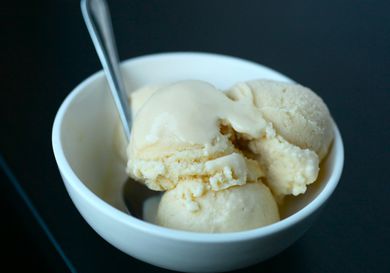 frozen custard in a bowl