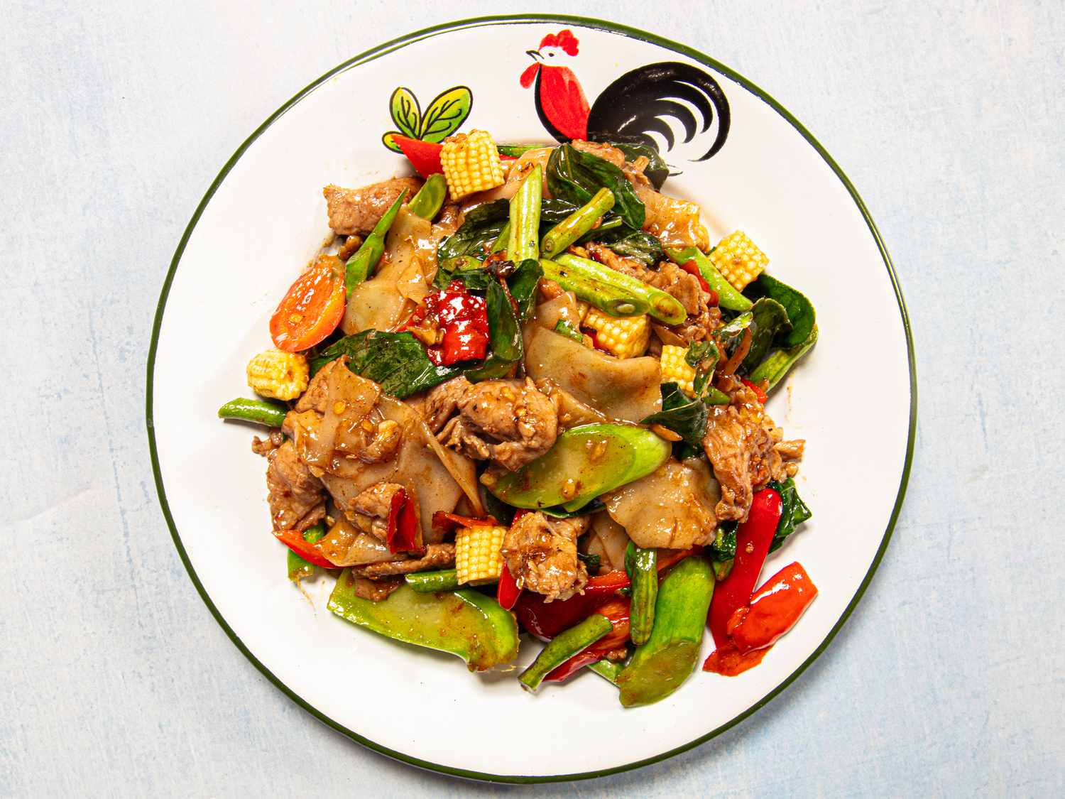 Overhead view of Pad Kee Mao