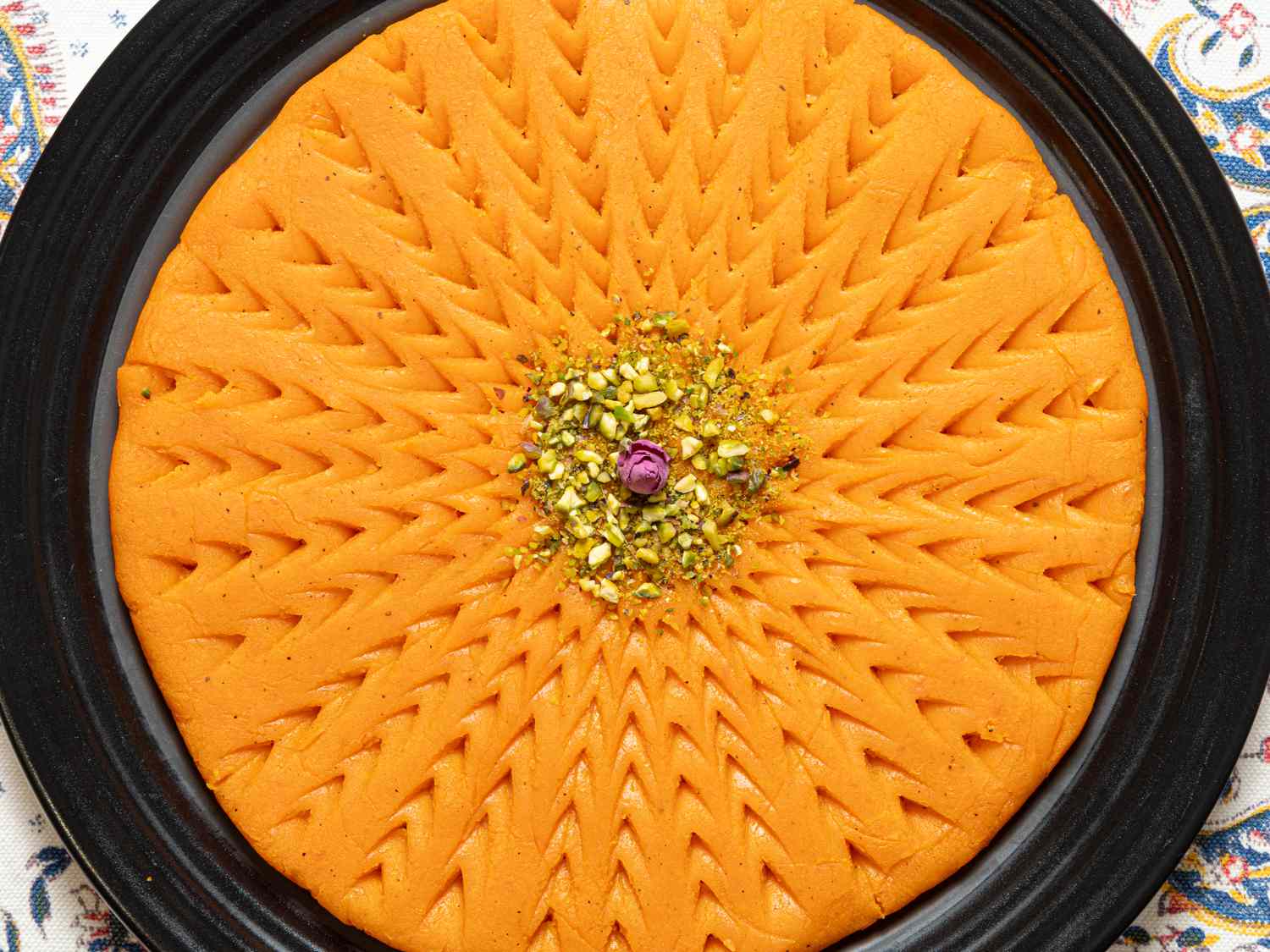 Overhead view of halva