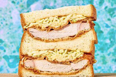 Side view of katsu sandow