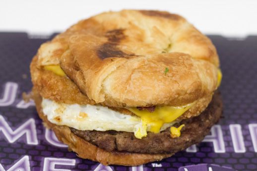 A Munchie meal brunch burger.