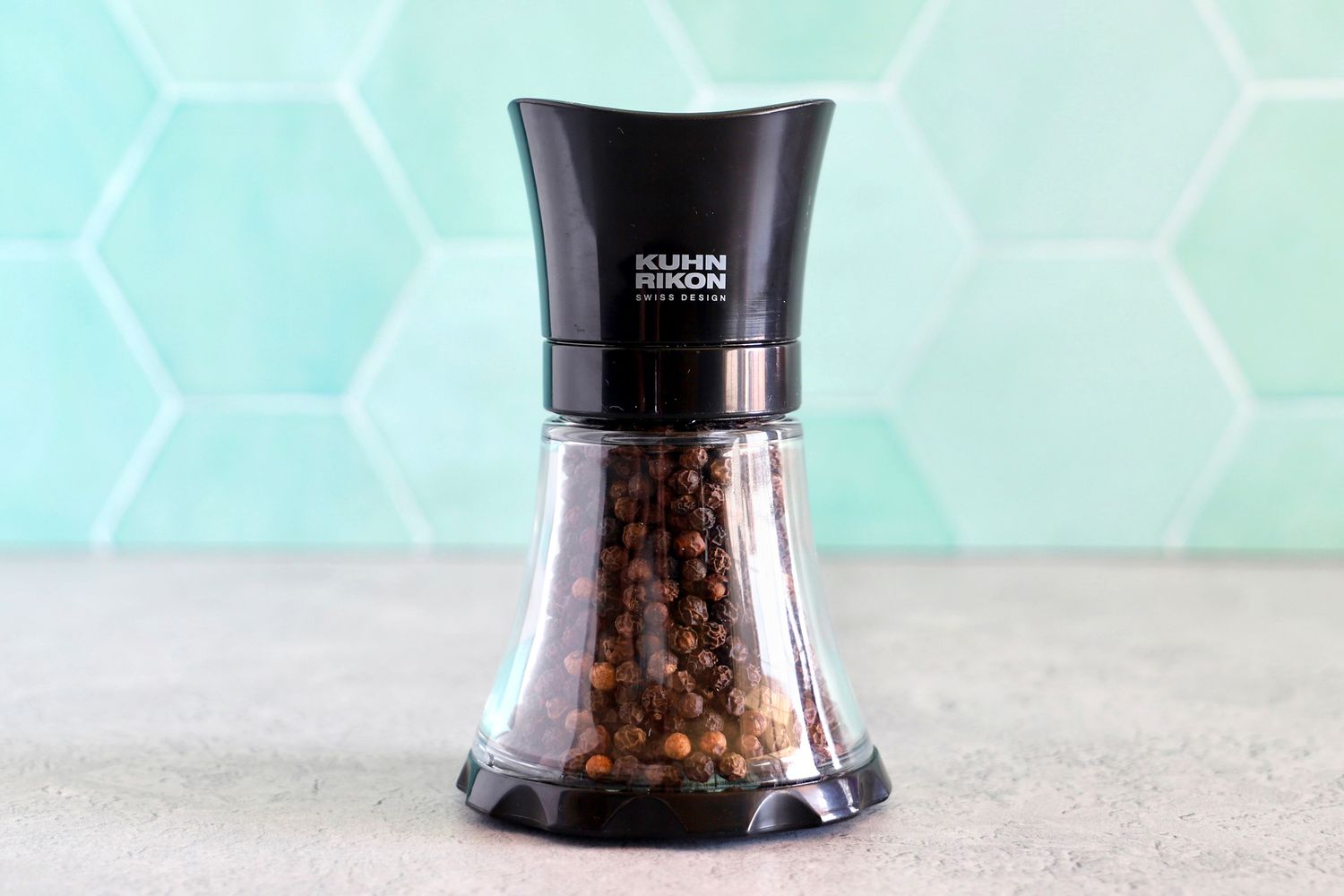 Kuhn Rikon Mini Pepper Grinder on counter