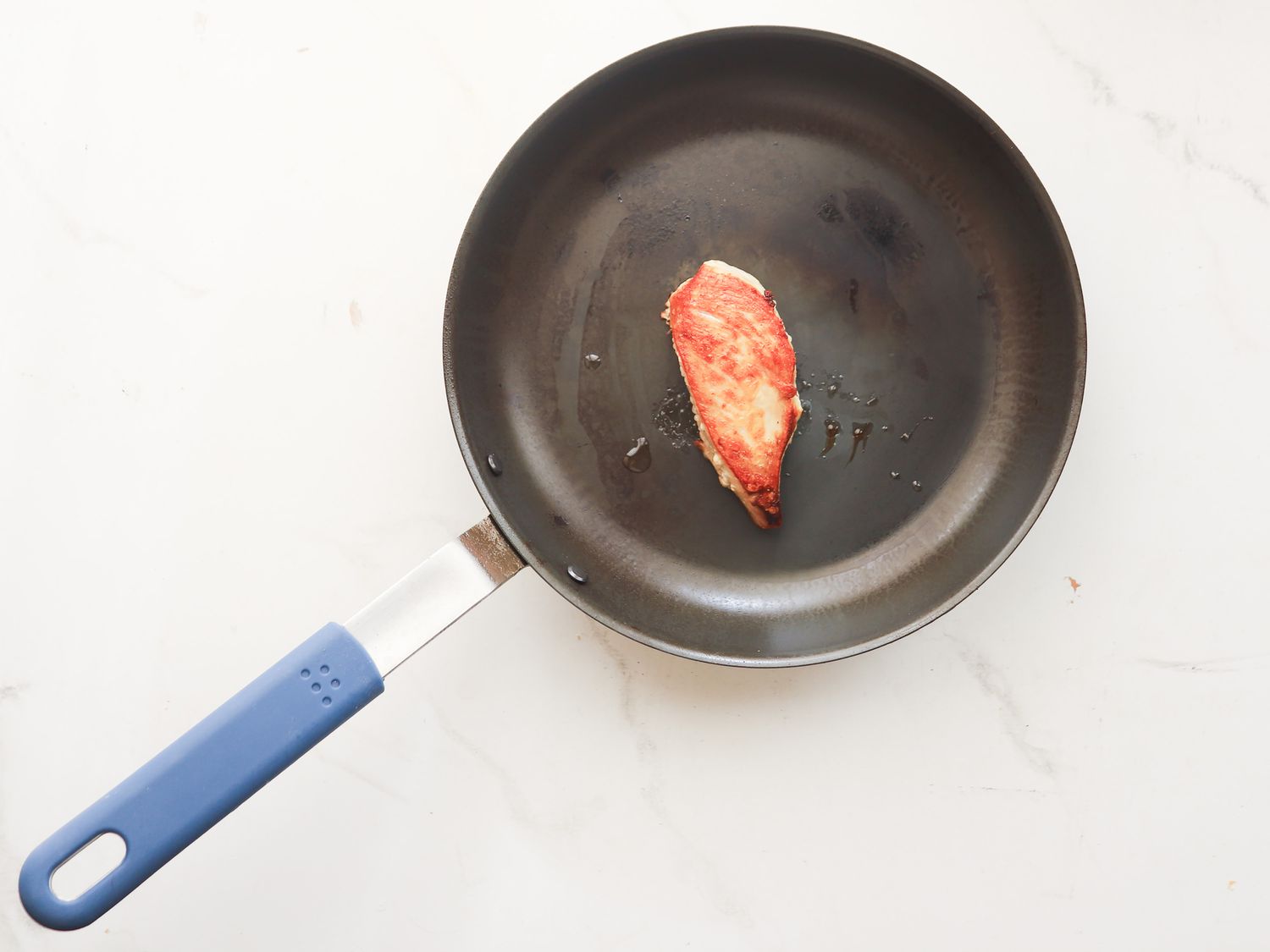 misen with seared chicken