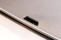 A closeup of the Presto Tilt-N-Fold electric griddle