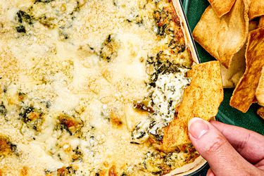 spinach-artichoke dip hero