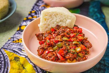 Side view of Kenyan Wet Fry