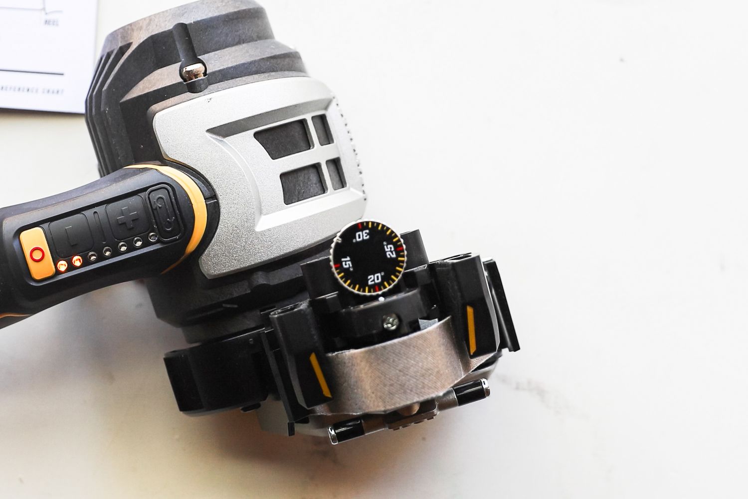 A closeup of the Ken Onion Work Sharp Electric Knife Sharpener