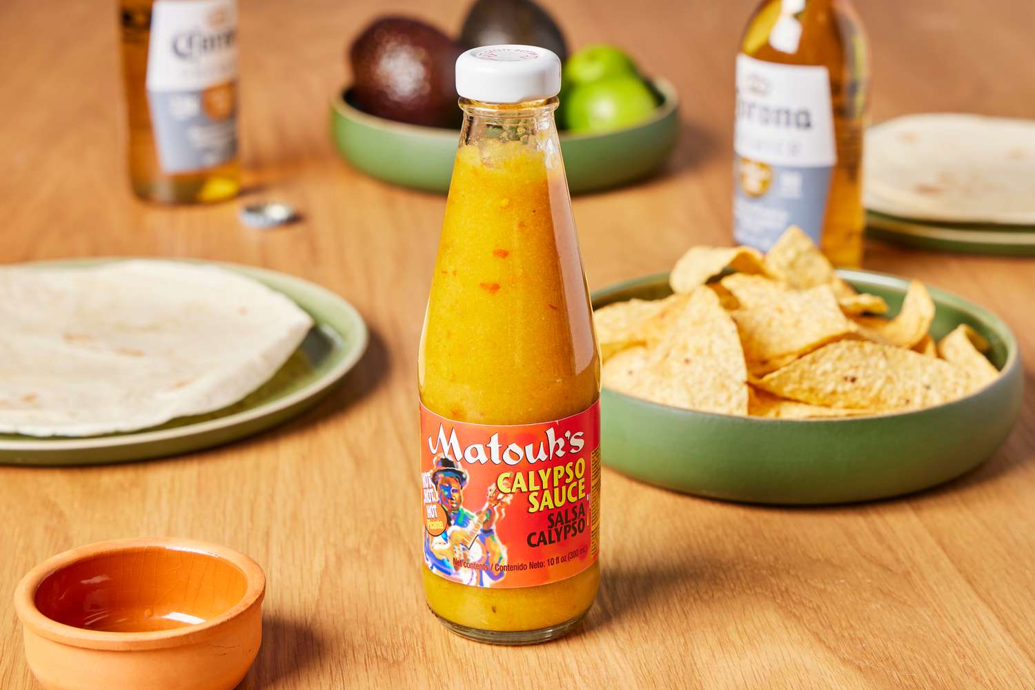 Matouk's Calypso Sauce on table