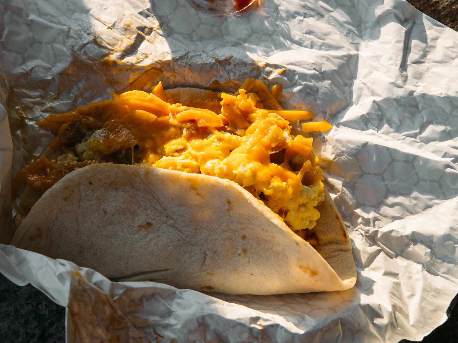 Breakfast tacos at Ms. G’s Tacos N’ More in McAllen, Texas
