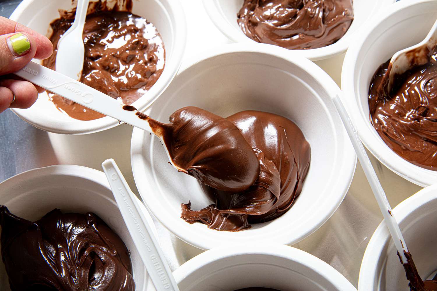 Various gianduja products