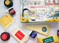 cheese from a cheese advent calendar