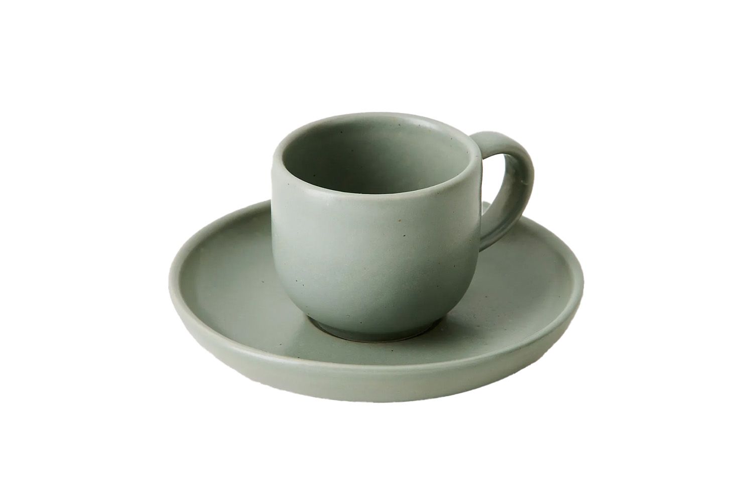 Casafina Modern Classic Ceramic Espresso Cup &amp; Saucer, Set of 4