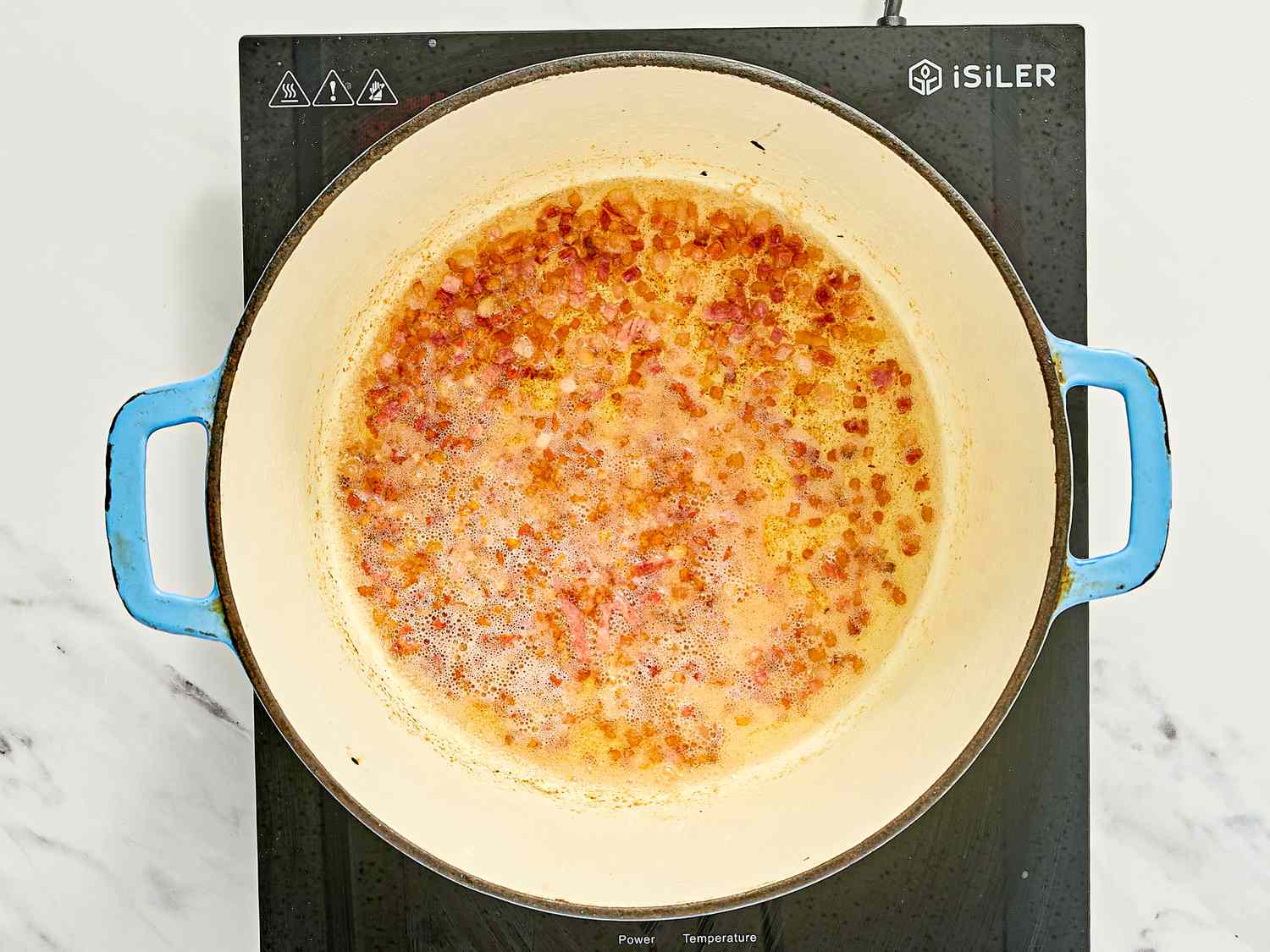 step 2, pancetta cooking