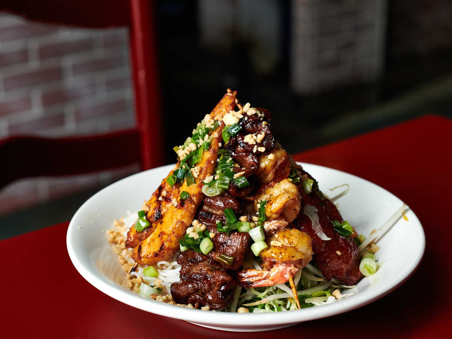 The mixed vermicelli at Luc Lac.