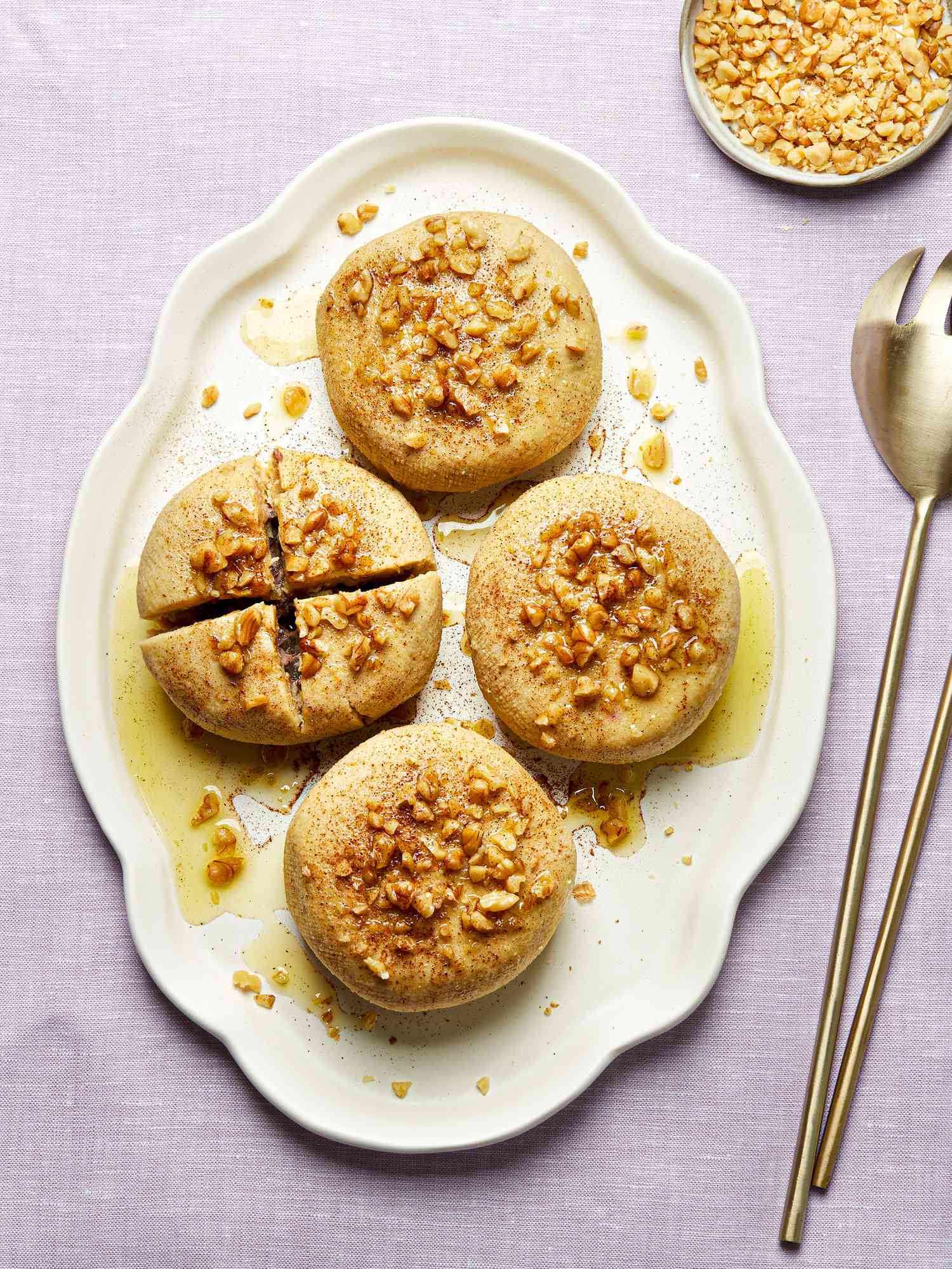 Overhead view of topik step