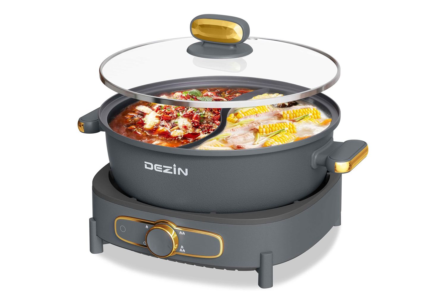 Amazon Dezin Hot Pot Electric with Divider