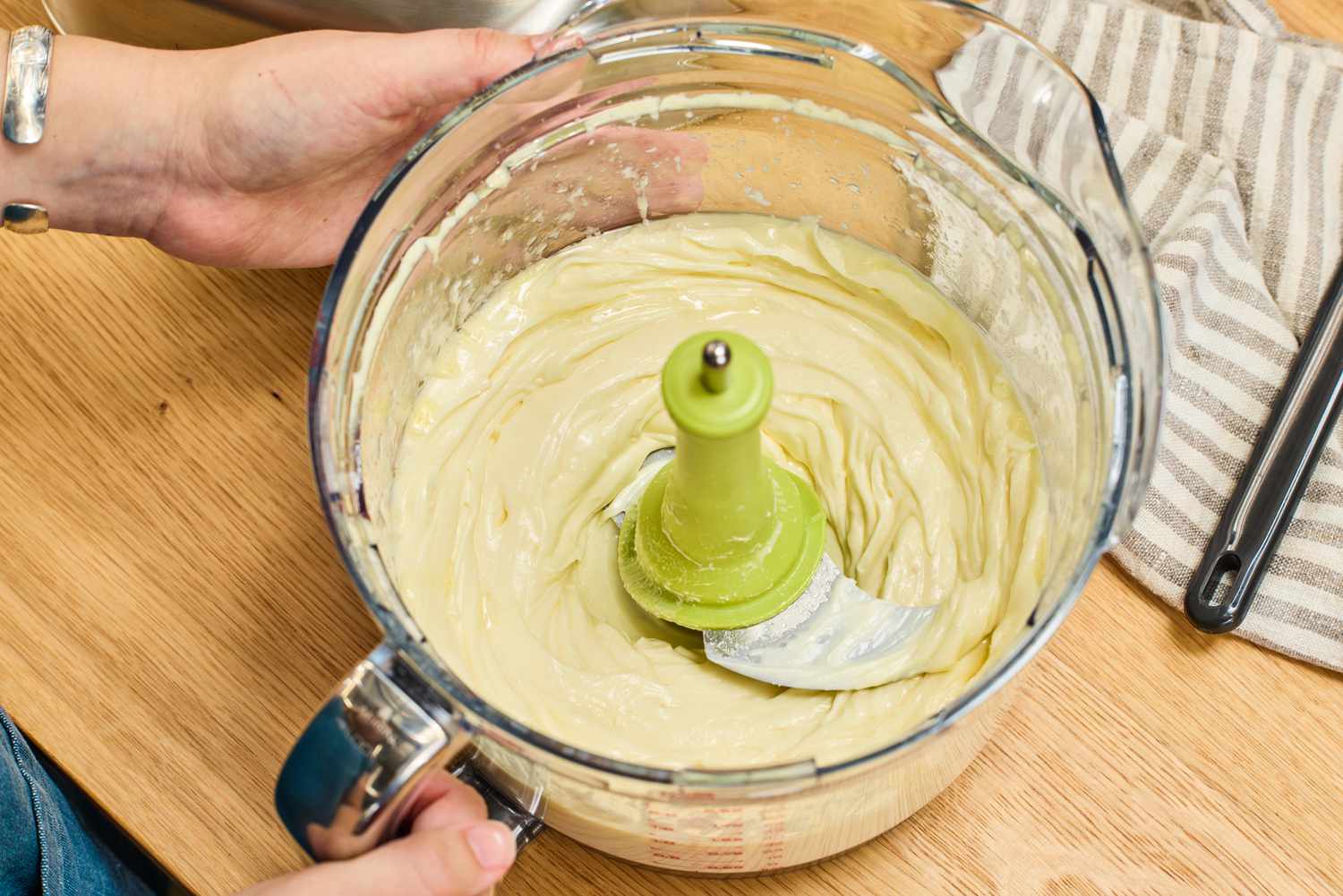 Food pureed in the Breville BFP838BSS1BNA1 16-Cup Paradice Food Processor