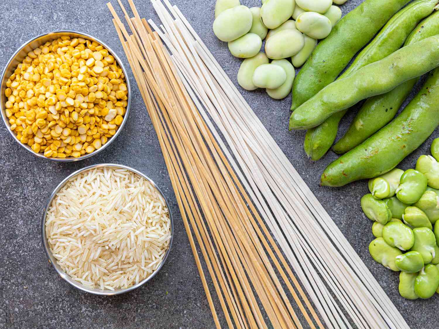 Grains in a Persian pantry