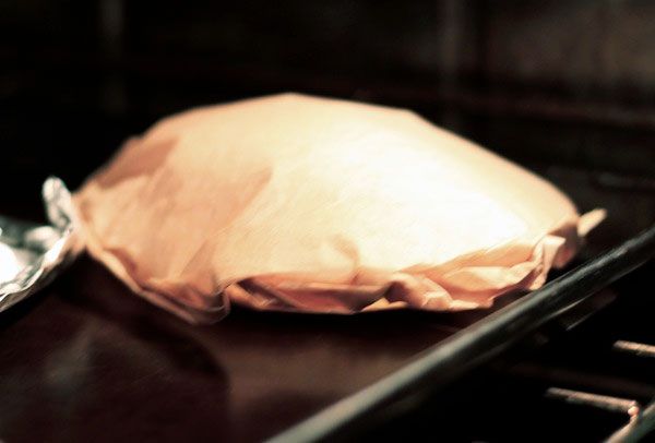 Watch it puff up in the hot oven