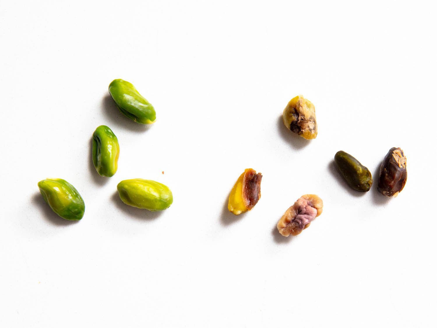 discarding bad pistachios