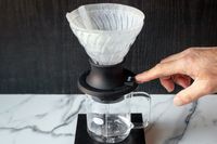 Coffee dripper on mug