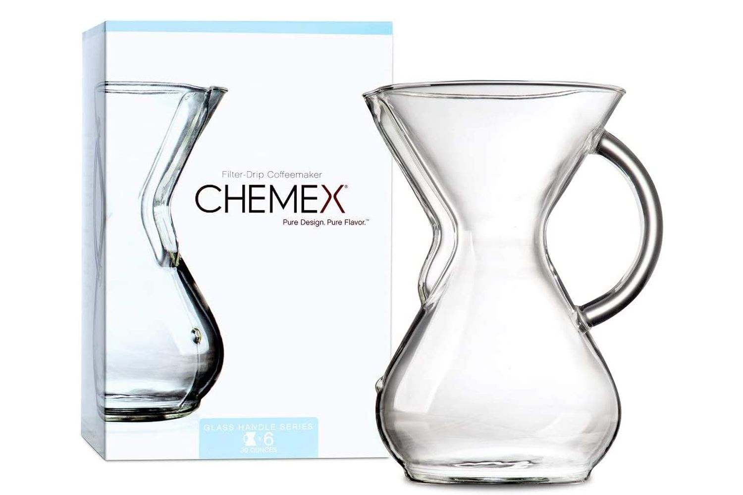 Chemex 6-Cup Pour Over with Glass Handle