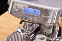 The digital display on the Breville The Barista Pro Espresso Machine