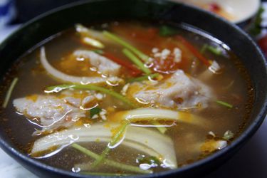 A bowl of Canh (Vietnamese Soup)